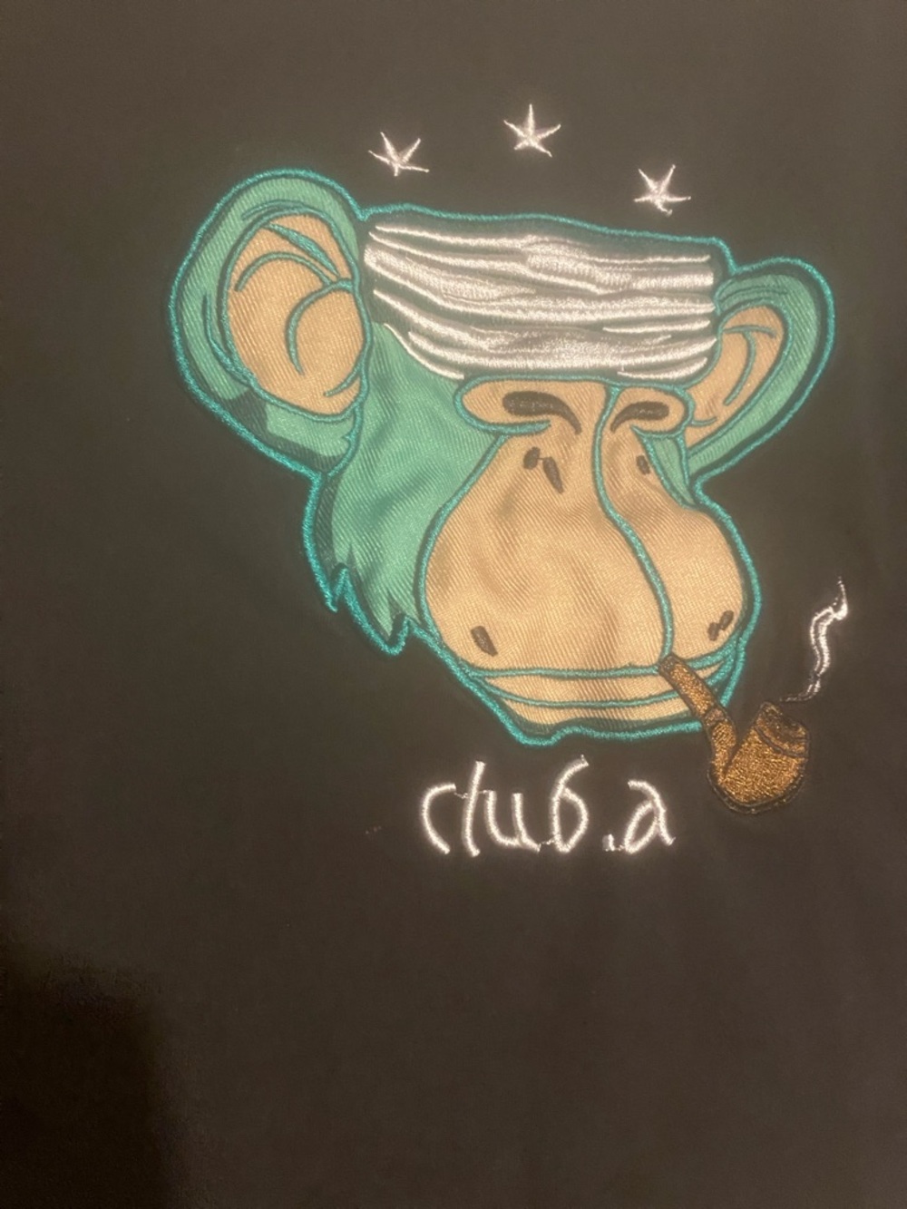Black Graphic Crew Neck T-Shirt with Monkey Artwork - Picture 3 of 7